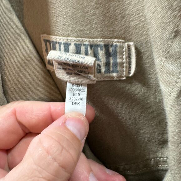 Duluth Trading Company Flex Fire Hose Pants Mens 34x28 Tan Canvas Workwear Adult - Picture 9 of 10